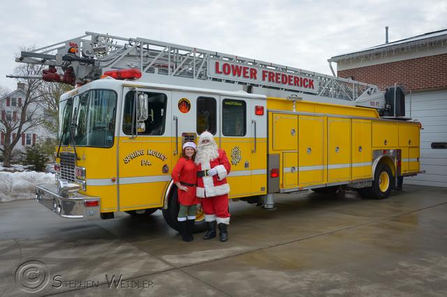 Santa Visits Lower Frederick Twp. - 12/21/2013